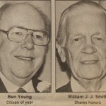 William Smith and Ben Young, Novato Citizens of the Year 1984